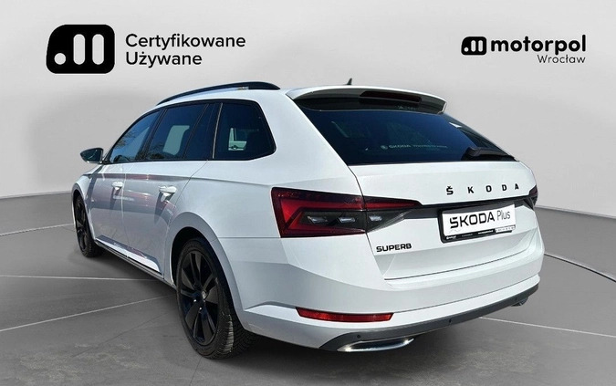 Skoda Superb cena 124900 przebieg: 152549, rok produkcji 2020 z Tarnogród małe 742